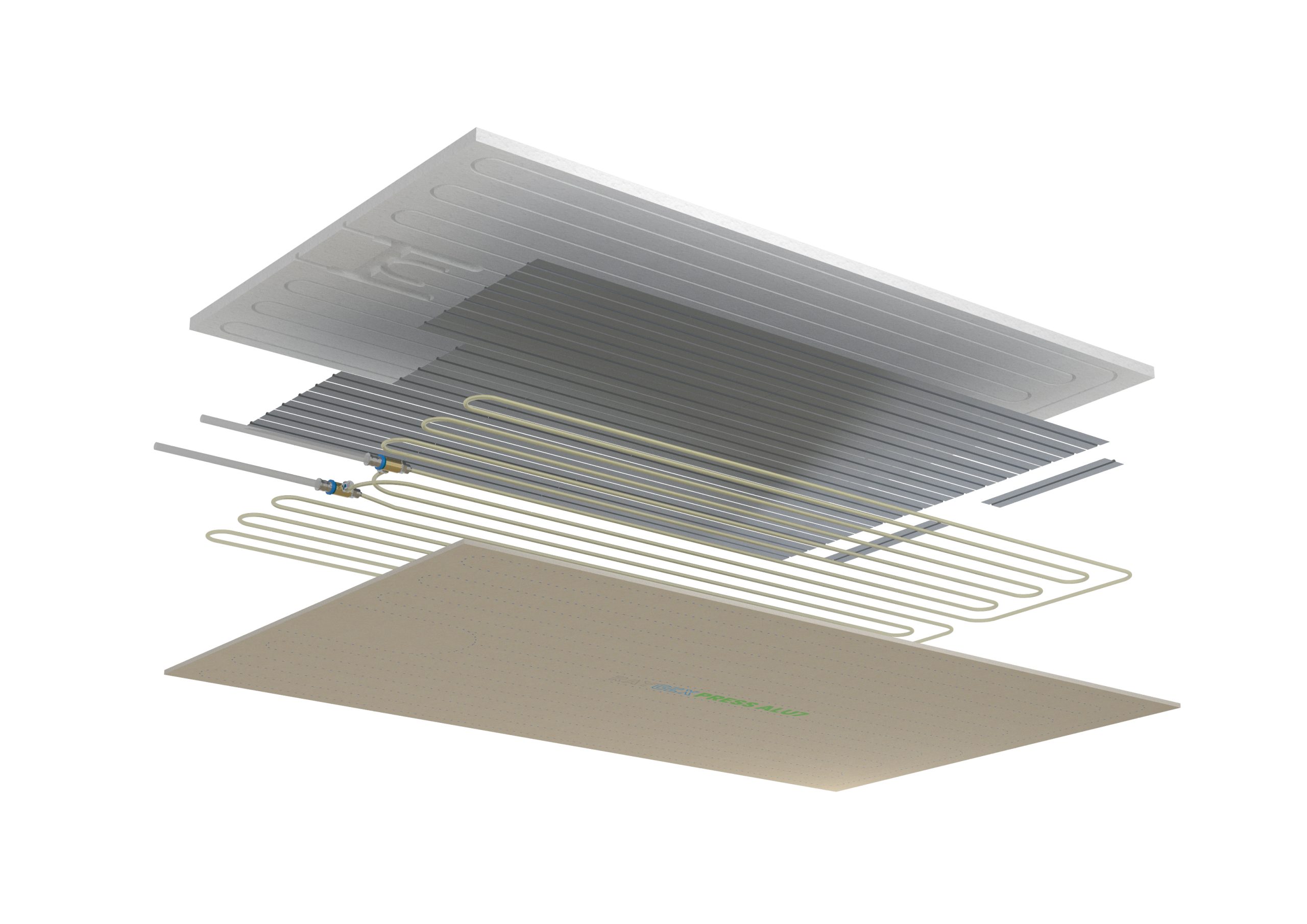 RENDER ESPLOSO PRESS ALU High Resolution